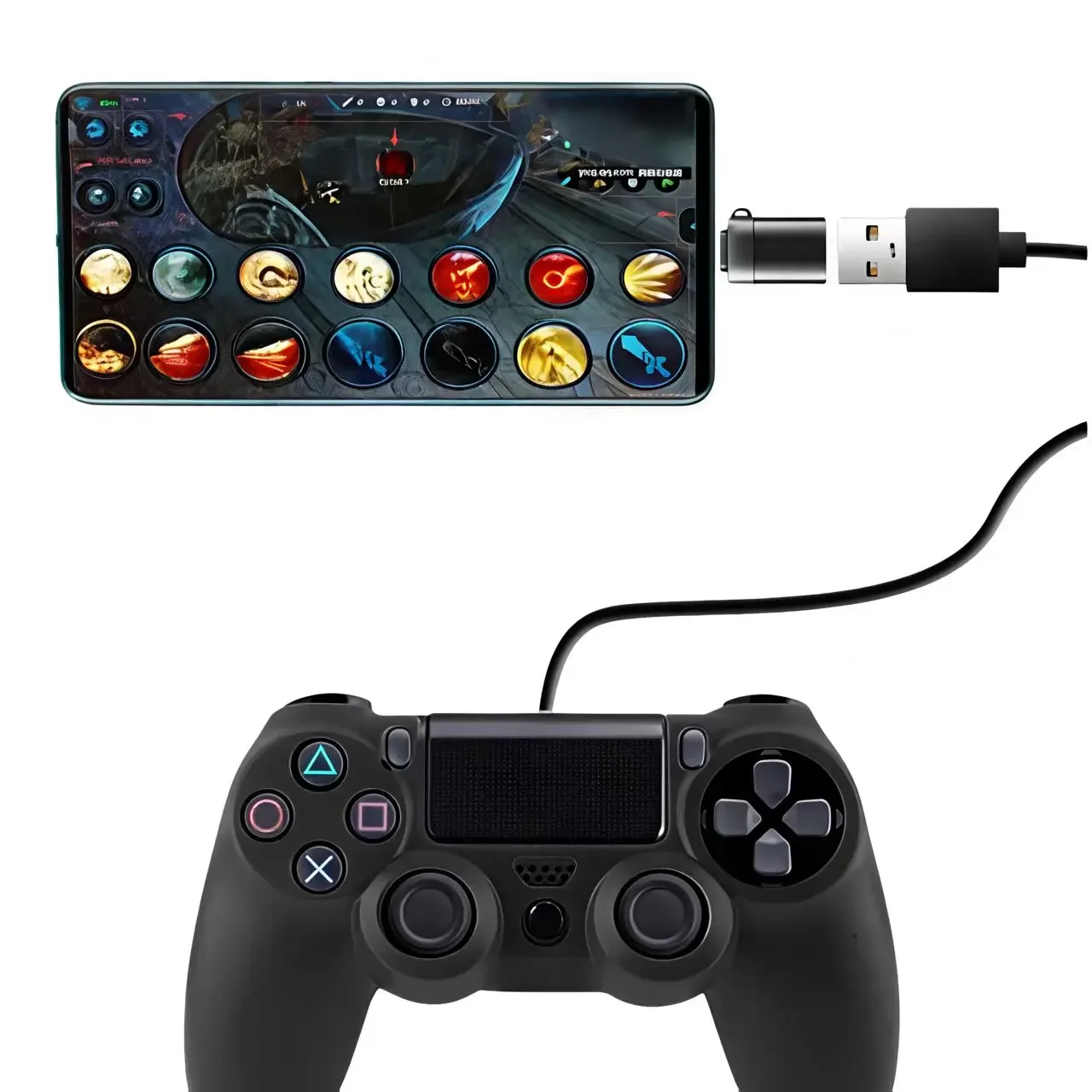 Universal OTG Type C to USB Micro Adapter