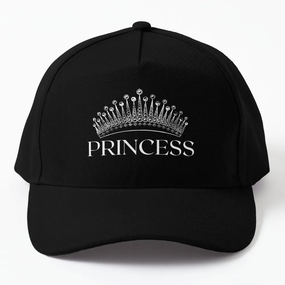 Princess Crown Tiara (white print) Baseball Cap sun hat Kids Hat Golf Hat Man Men'S Baseball Cap Women'S cartoon print middle of us kids boys girls game baseball cap kids sun hat toddler outdoor cool cute sun hat 52 56cm adjustable