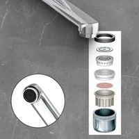 ก๊อกน้ําอ่างอาบน้ําห้องน้ําก๊อกน้ําชุดฝักบัวเดี่ยวติดผนัง Dual Spout ร้อนเย็นวาล์วผสมหัวฉีดแตะห้องน้ํา 3