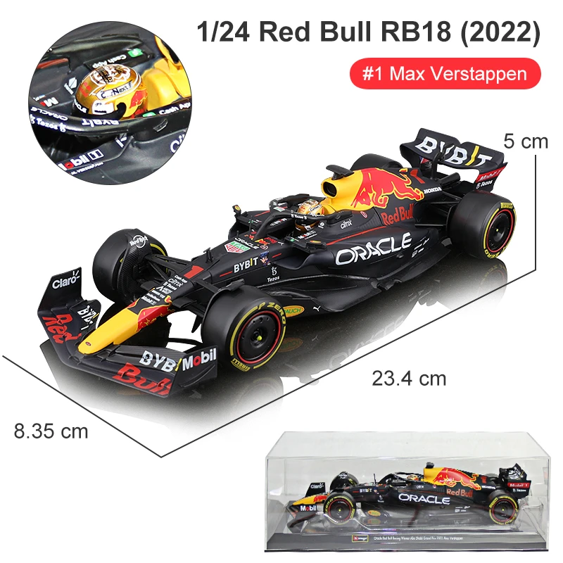 ブラーゴ-式レーシングダイキャスト合金コレクション,1:24, 2023,f1
