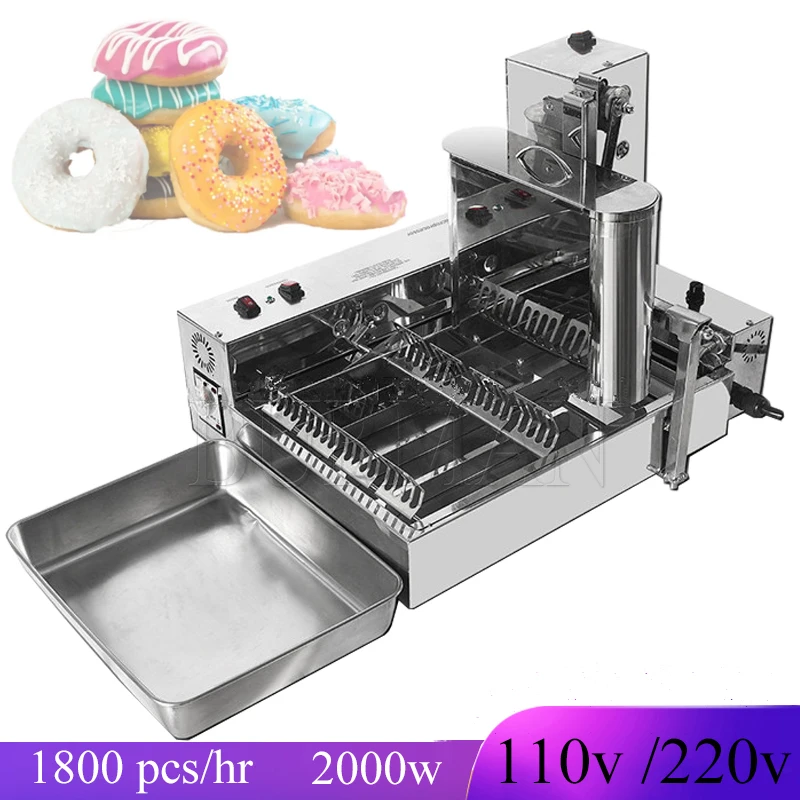 

110V/220V Commercial Automatic Donut Making Machine Stainless Steel Fryer