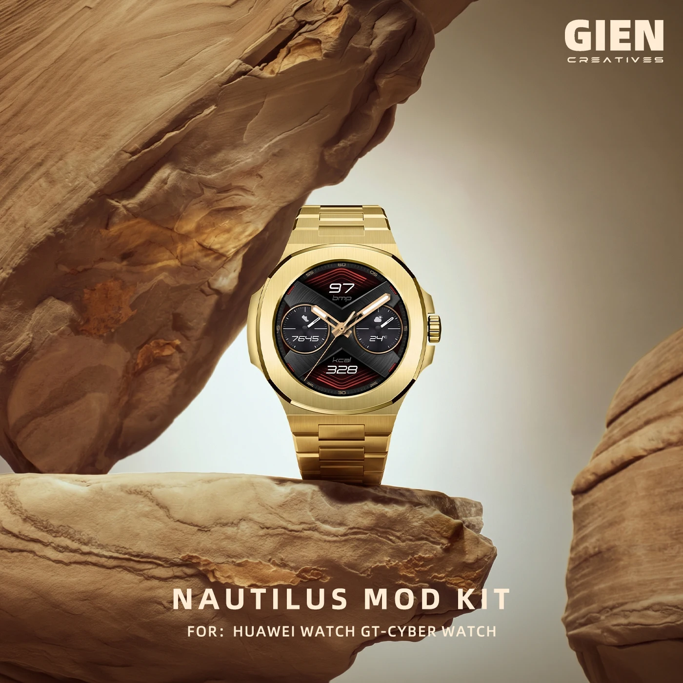 GienCreatives Nautilus Premium Watchcase Kit – Elegant Design & Enhanced Protection