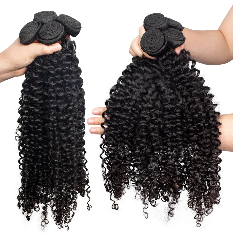 Burmese Curly Hair Bundles Remy Extensions