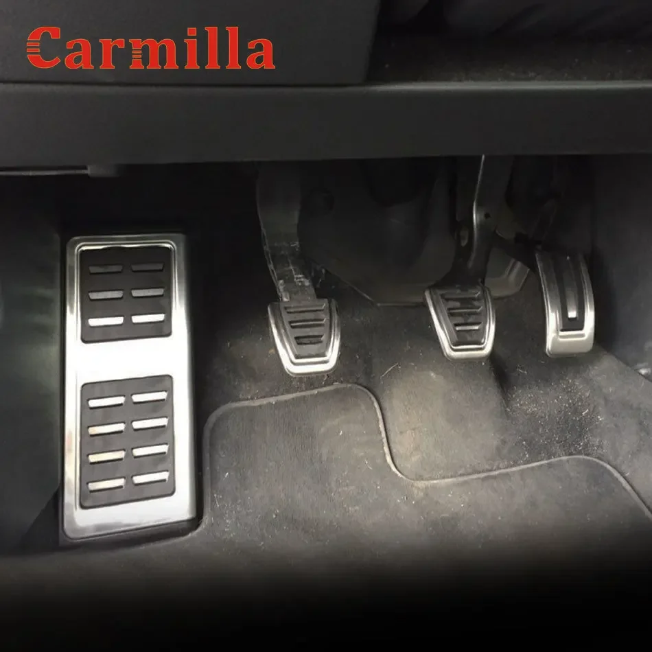 Car Pedal Pedals Cover for Skoda Kamiq Combi SCALA Octavia A7 Rapid Superb Karoq Kodiaq LHD car accessories car pedals pedal cover stainless steel pedal cover