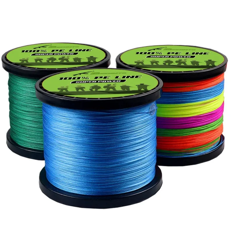 BSENMTO 12 Strands Braided Fishing Line X12 X8 100M 300M 500M