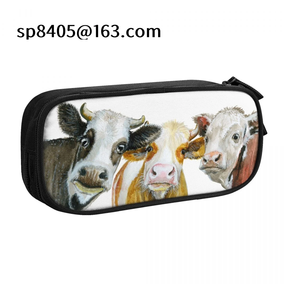 

Cows Pencil Case Pouch Large Big Capacity Aesthetic Pen Bag School Supplies for Men Women Boys Girls