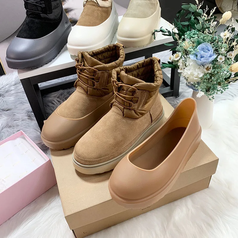 Rain Shoe Covers Men Women Waterproof Non-slip Thickening