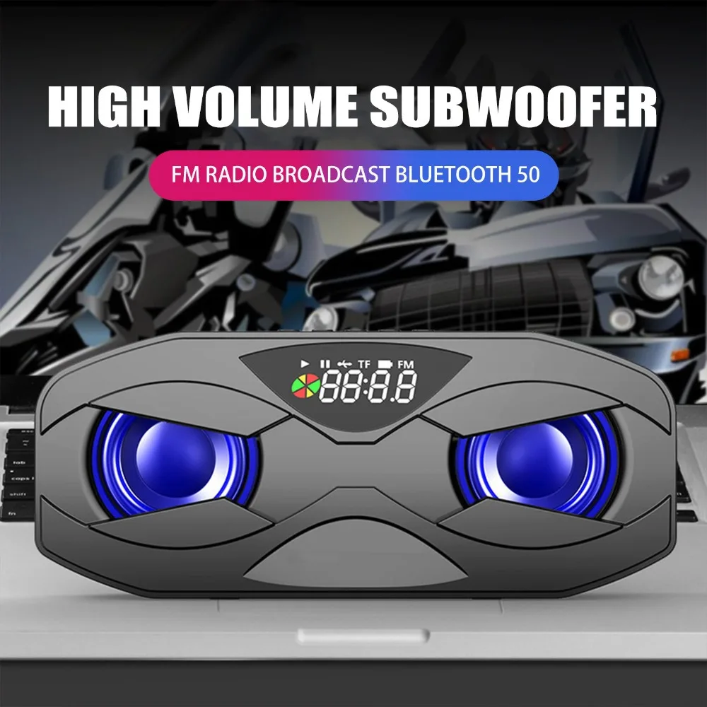 

Bluetooth-Колонка светодиодный Display M5, портативный стерео-динамик с поддержкой TF-карты, FM-радио