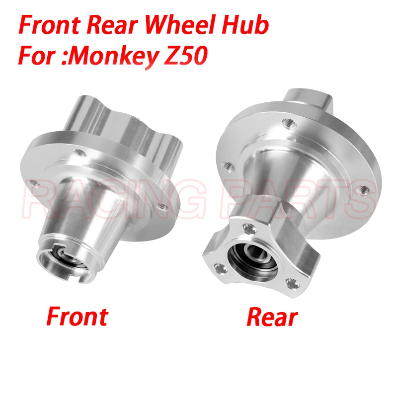

CNC silver Front & Rear Disc Brake Hub Wheel Rim Hub for Dax Ruckus Zoomer Monkey Z50bike