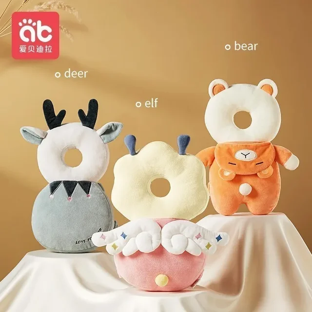 AIBEDILA Baby Head Protector Safety Pad Cushion Back Prevent Injured Elf Lion1-3T Toddler Security Pillows Protective Headgear 5