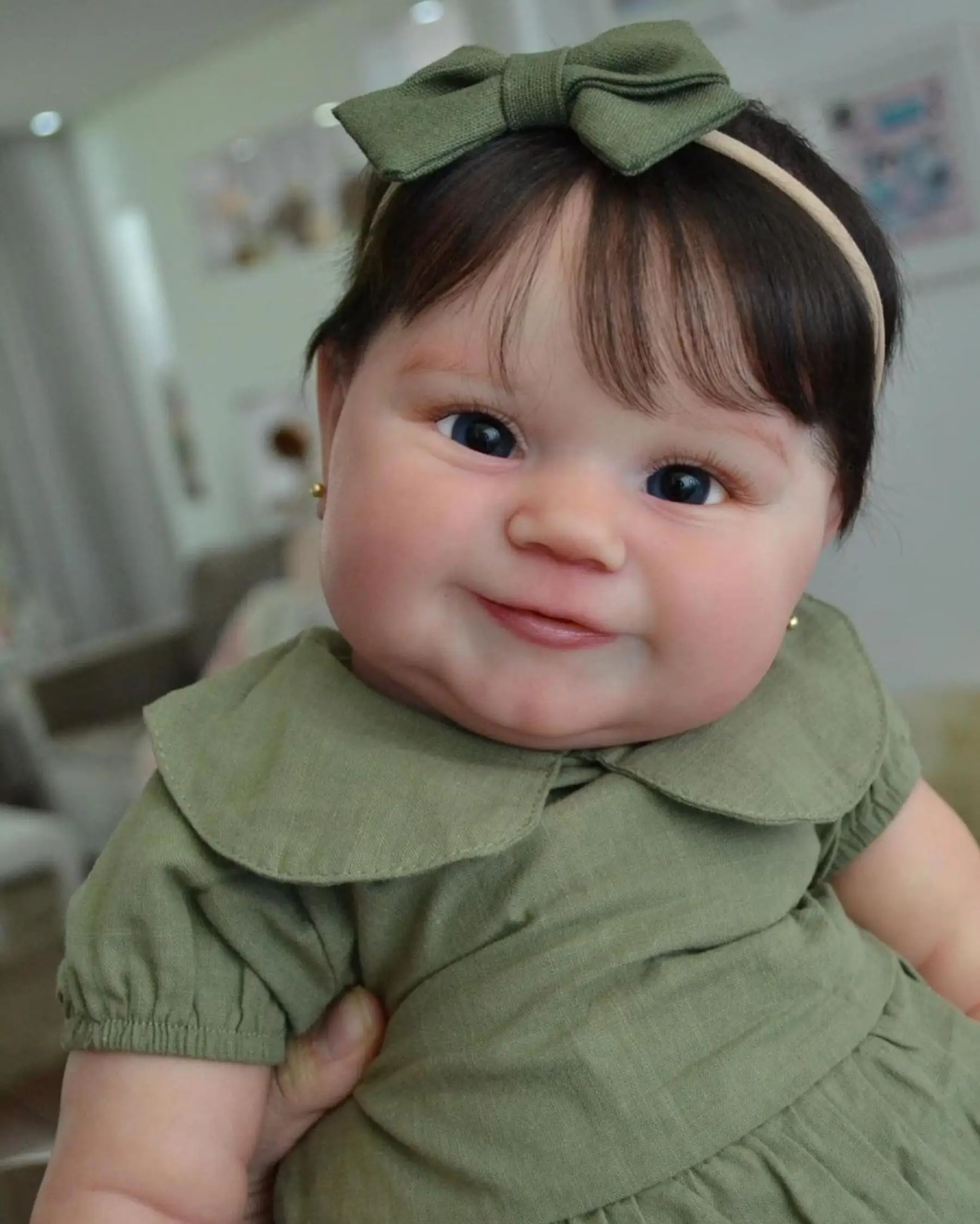 50 CM Full Vinyl Body Reborn Girl Baby Doll Toy 3D-paint Skin With Vein Maddie For Girl Princess Toddler Lifelike 3