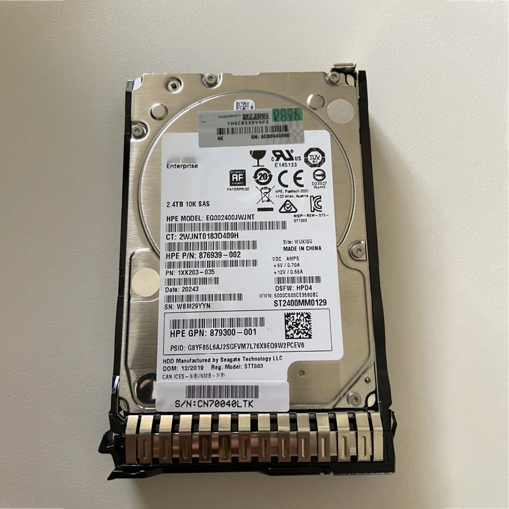 

Жесткий диск 2,4 ТБ для HPE 881457-B21 SAS 12G 10K 2,5 HDD 881507-001