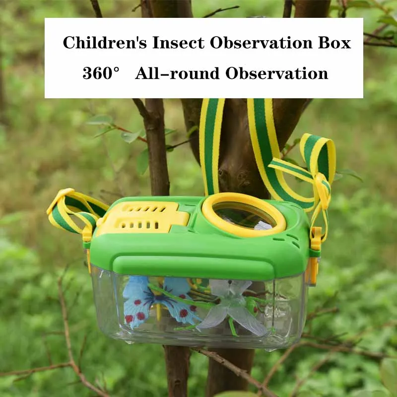 Children's Multifunctional Outdoor Exploration Insect Clip Transparent Insect Observation Box Set Creative Fun Adventure Toys