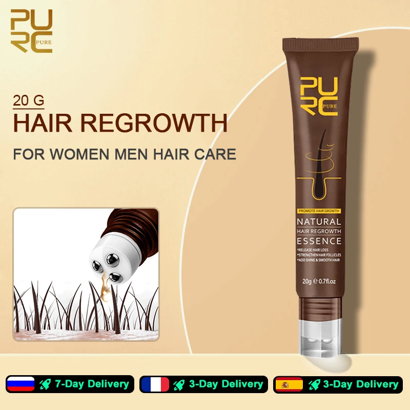 Purc Natural Hair Growth Oil Thickener Essence Anti Hairs Loss Care