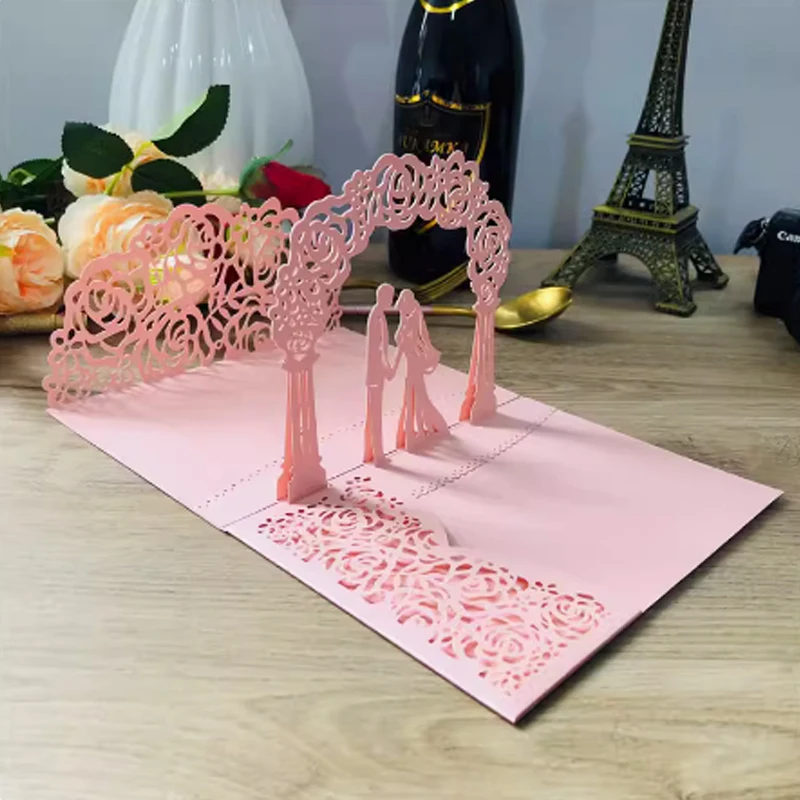 스팟 및 맞춤형 3D 청첩장, 맞춤형 인터넷 유명인 청첩장, 신랑 및 신부