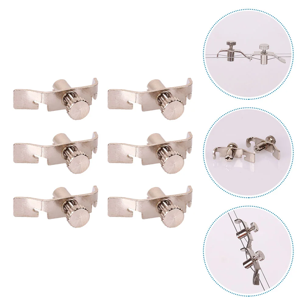 

6 Pcs Erhu Fine-tuning Part Stainless Steel Tuner Durable Adjustment Tool Advanced Premium Accessory Replacement