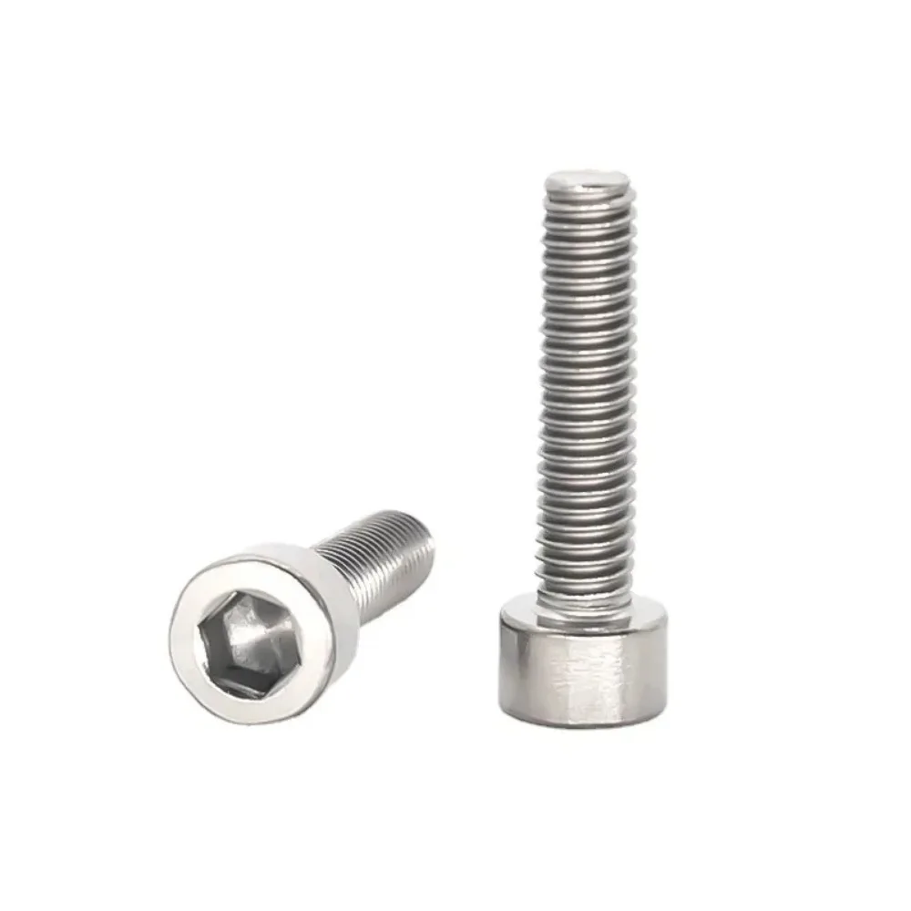 Titanium Bolts M1.6 M2 M2.5 M3 M4 M5 M8 M10 M12 M14 M16 TA2 GR2 Hex Socket Cap Head Screw DIN 912 1 PC For DIY