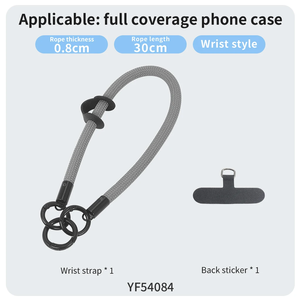 Universelles Telefon-Lanyard mit Clip, verbessertes Anti-Drop-Anti-Verlust-Lanyard, verstellbarer Hals-/Crossbody-Gurt für alle Handyhüllen – Detail 16