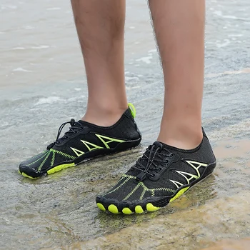 Men Water Shoes Women Beach Barefoot Aqua Shoes Quick Dry Swimming Wading Sports Sneakers Upstream Boating Fishing Surf Sneakers 4