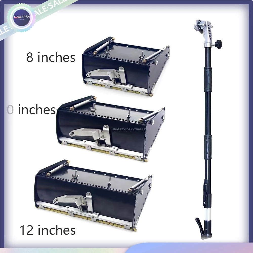 8" 10" 12" Drywall Flat Finish Box Handle Professional Grade Quick Clean Drywall Wallboard Mud Without Rod