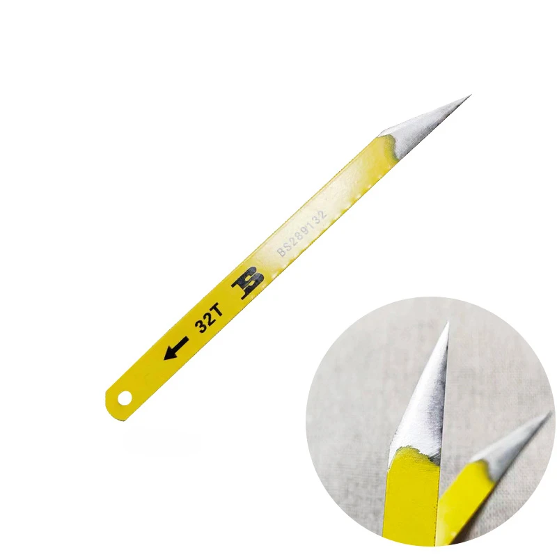 Description Picture 6 of itemCeramics Saw Blade Clay Knife Trim Shaping Knife Pointed/Beveled Blade Clay Sculpting Clay Cutting Commonly Used Pottery Tools