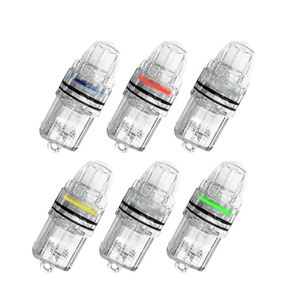 Fishing Flashing Light, Diamond Designed Deep Drop Underwater Fishing Light Bait Lure Squid, 300hrs Lifespan, 1000M Deep