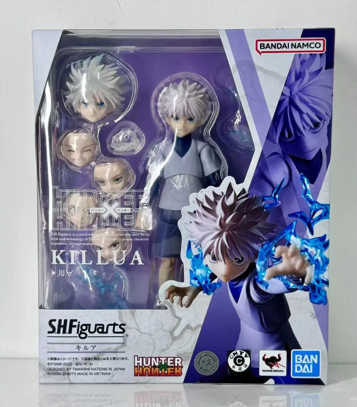 100% Original Bandai Shf Hunter x Hunter S.H.Figuarts Killua