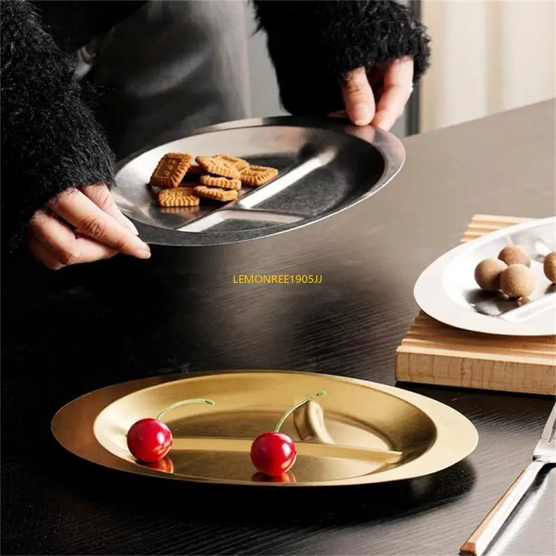 62CE Dessert Appetizer Plate Portion Control Plates Stackable Kitchen Tableware