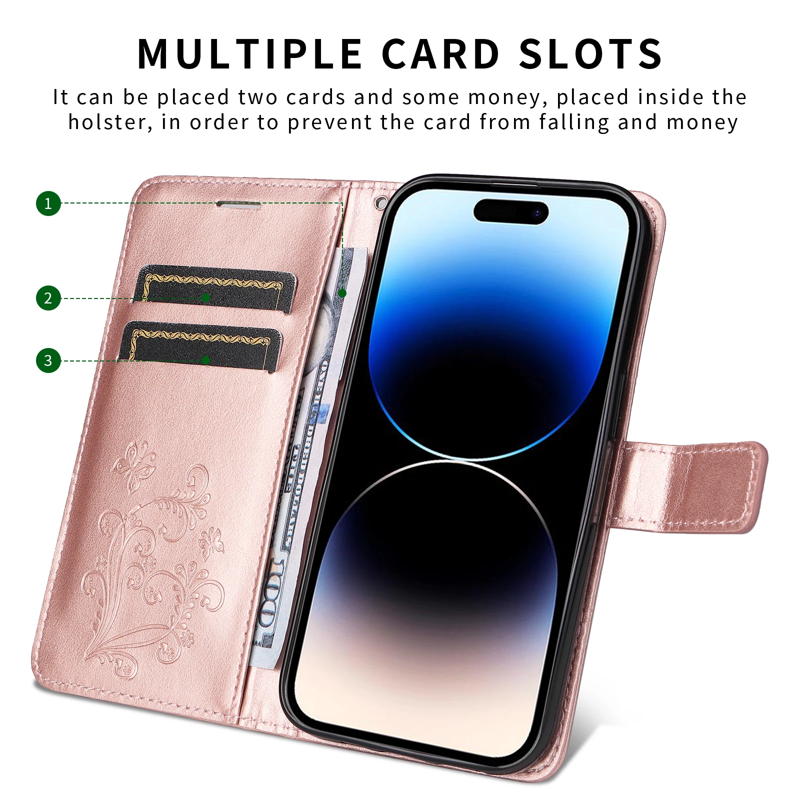 Magnetic Wallet Leather Case for Huawei Honor Smartphones