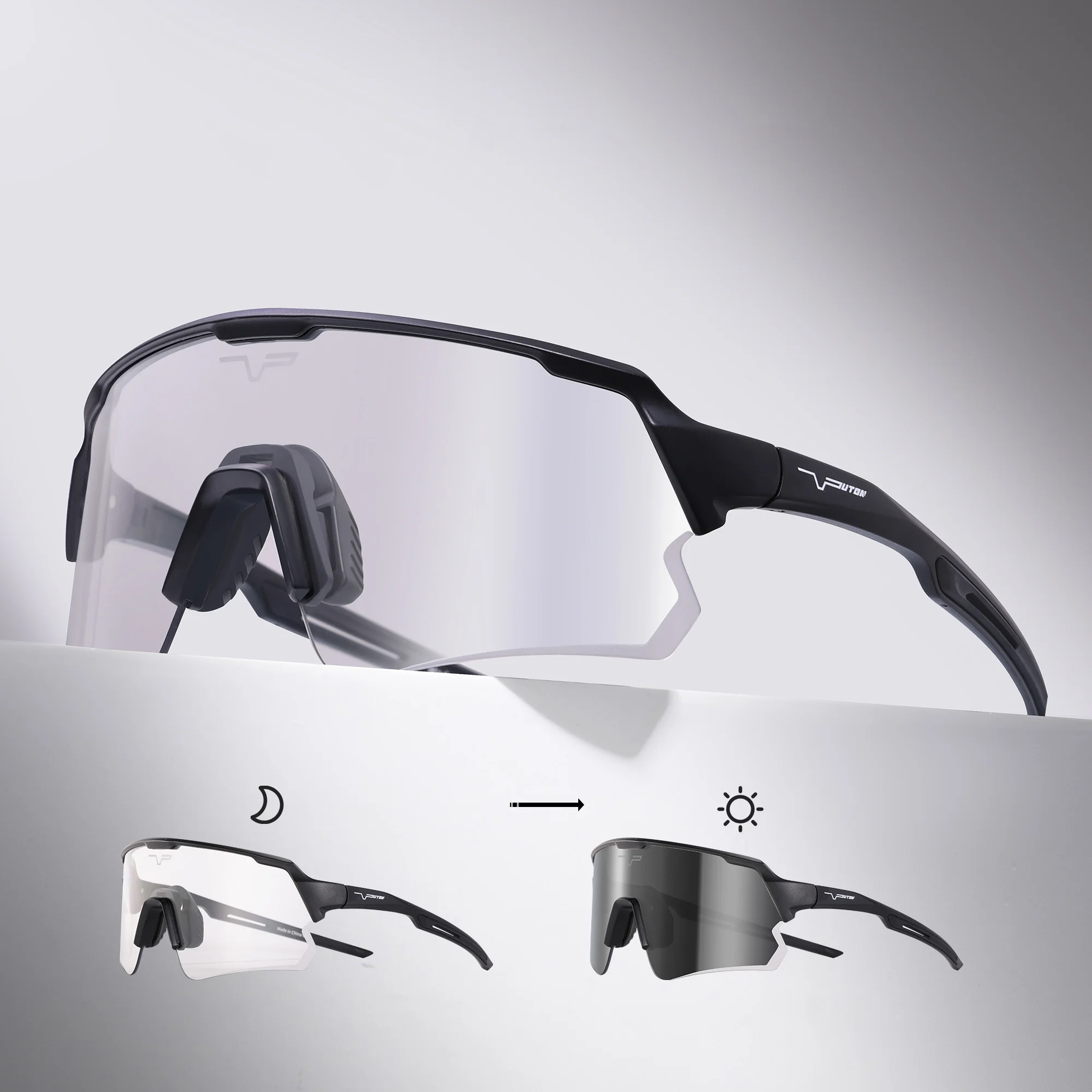 Photochromic Outdoor Sports Sunglasses