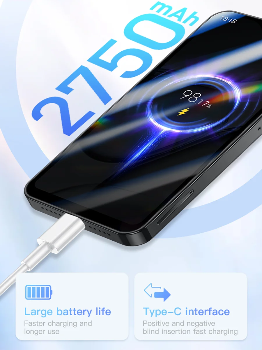 SOYES XS18 Pro Max 4G LTE Mini Smartphone 4.3" HD Full Screen With 2750mAh Battery Face ID GPS Small Size Phone With Play Store 6