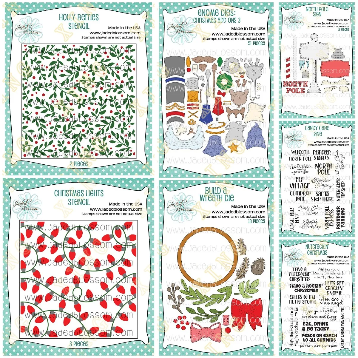 Gnome Christmas Lights Candy Cane Lane New Metal Cutting Dies Timbri Stencil Per Scrapbook Diary Decoration Modello Di Goffratura