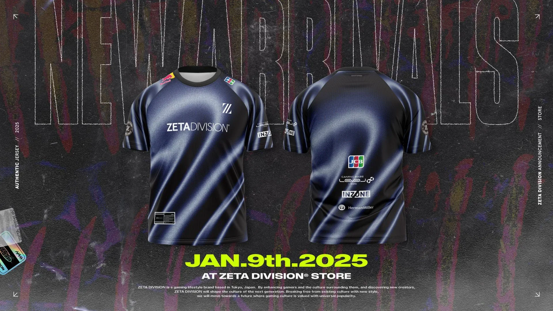 ち*せ様 ZETA DIVISION 22-23 AUTHENTIC JERSE ZETA DIVISION 2022-2023 Official Jersey - The Gaming Wear