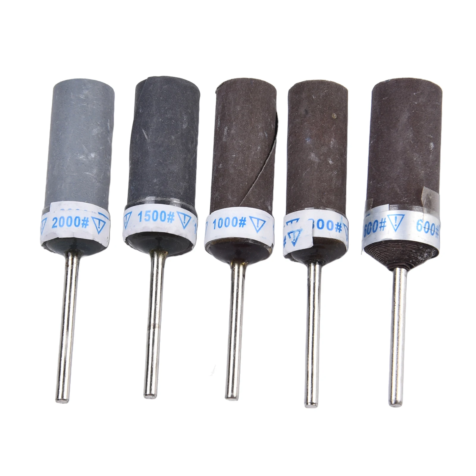

1set Sandpaper Stick 2000 1500 1000 800 600 Grit Resin For Die Grinder Sandpaper Stick Grinding Head Sanding Paper Polishing Bar