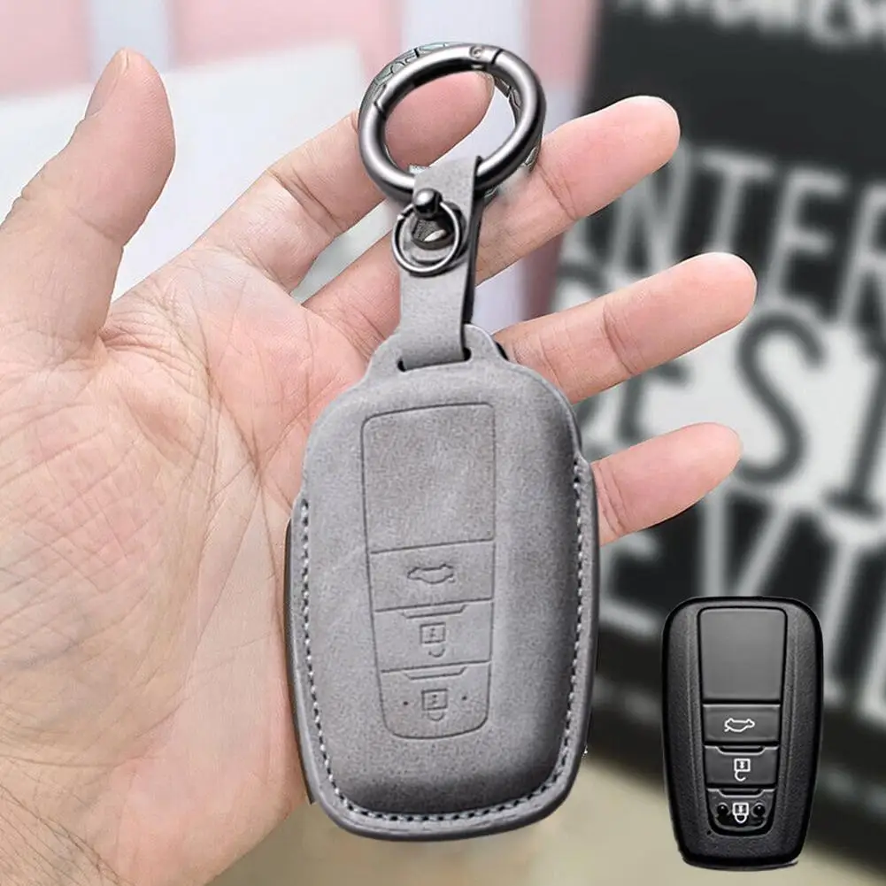 

1PCS suitable for Key Cover for Toyota Key Case Camry Asia Dragon Leather Car Key Chain