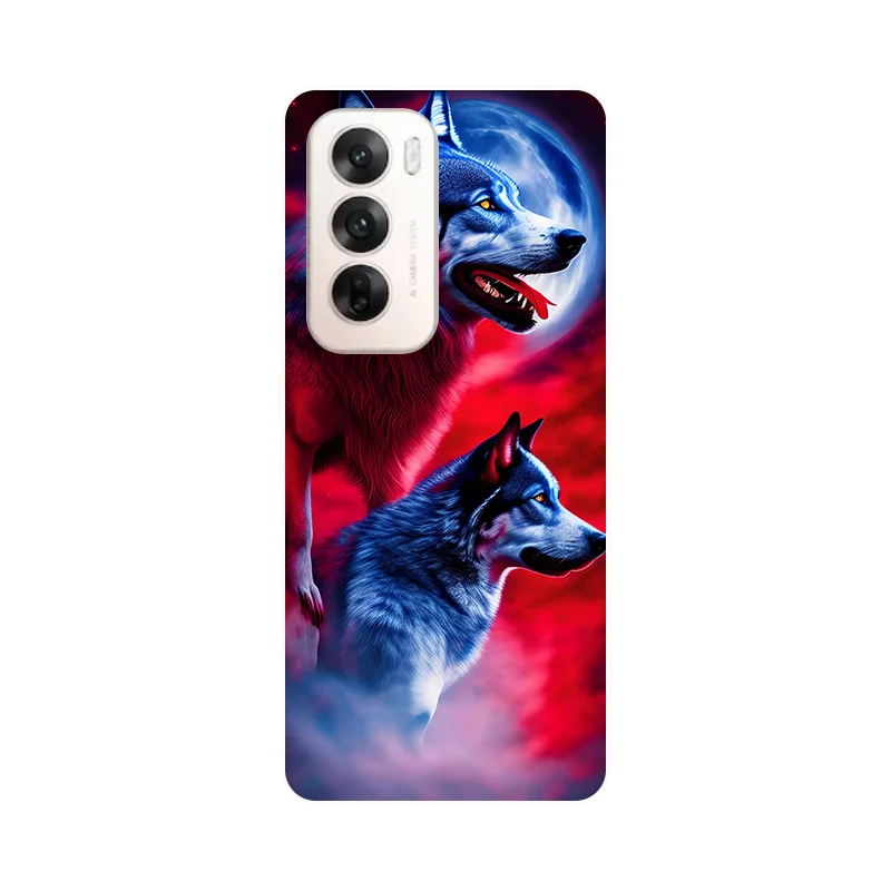 Fashion Wolf Soft Silicone Back Cover