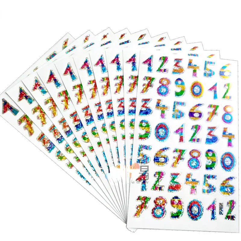 Oltre 570 Adesivi Con Lettere Per Scrapbooking – Oro E Multicolore – 14 Fogli Autoadesivi Per Decorazione E Etichette - 2