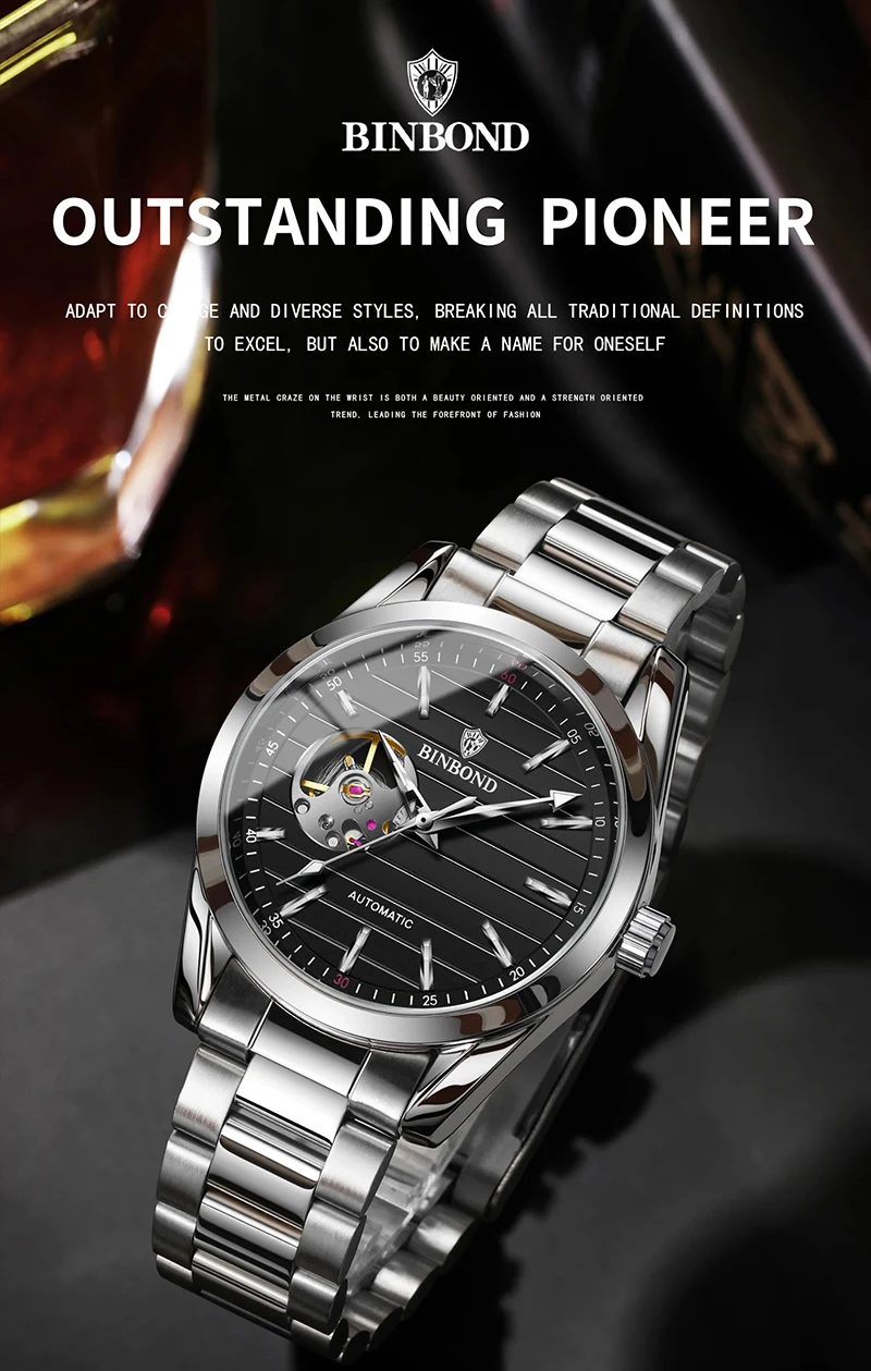 BINBOND V00126 Men's Watch description image