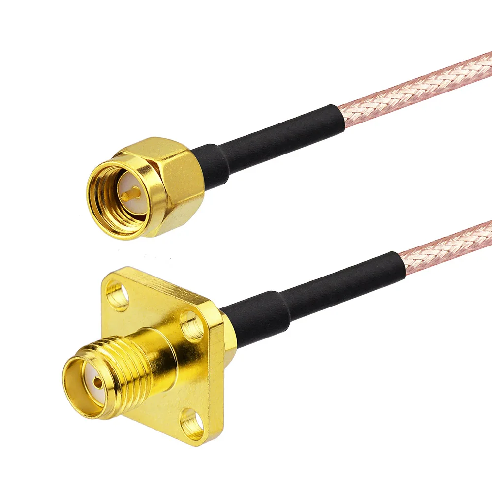 

Superbat SMA Female Panel Mount Straight to Male Straight Pigtail Cable RG316 15cm RF Coaxial Cable