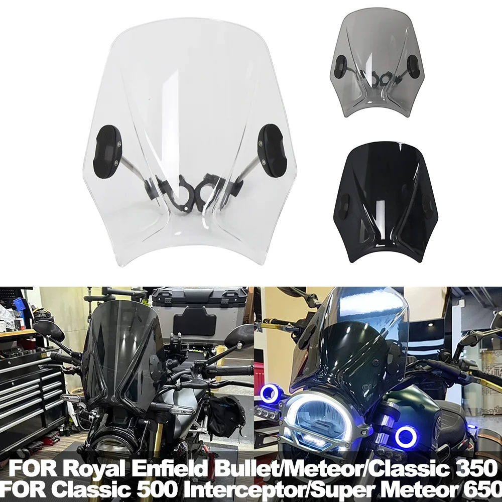 Windshield Meteor 350 For Tall Riders Carbon Racing “Wanderer