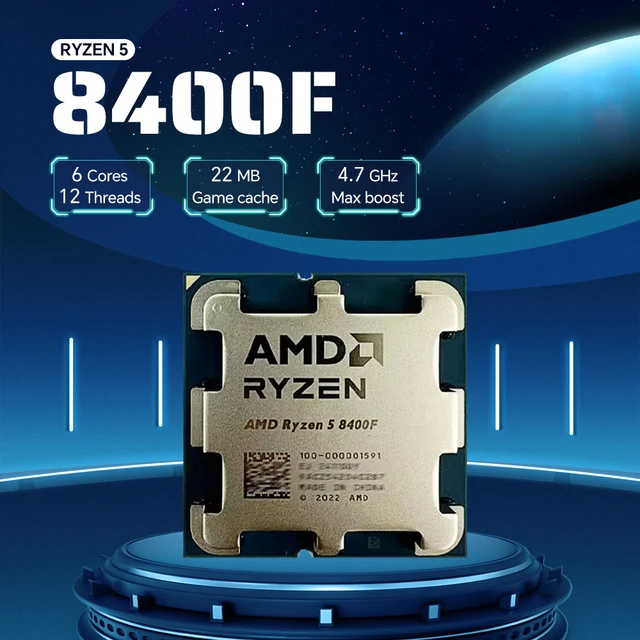 CPU AMD RYZEN 5 8400f CPU AMD Ryzen 7 9700X 8 Core AM5 CPU/Processor LN149412 - 100