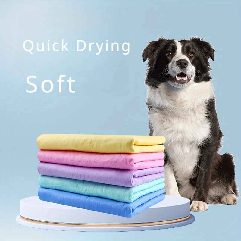 Pet Cleaning Towel Multi-purpose Car Wash Dishwashing Cloth Super Absorbent Skin Friendly Durable