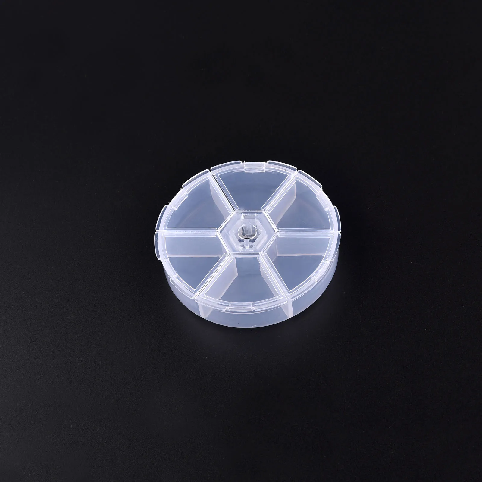 Clear Plastic Storage Box for Jewelry, Beads, and Small Accessories Organizer