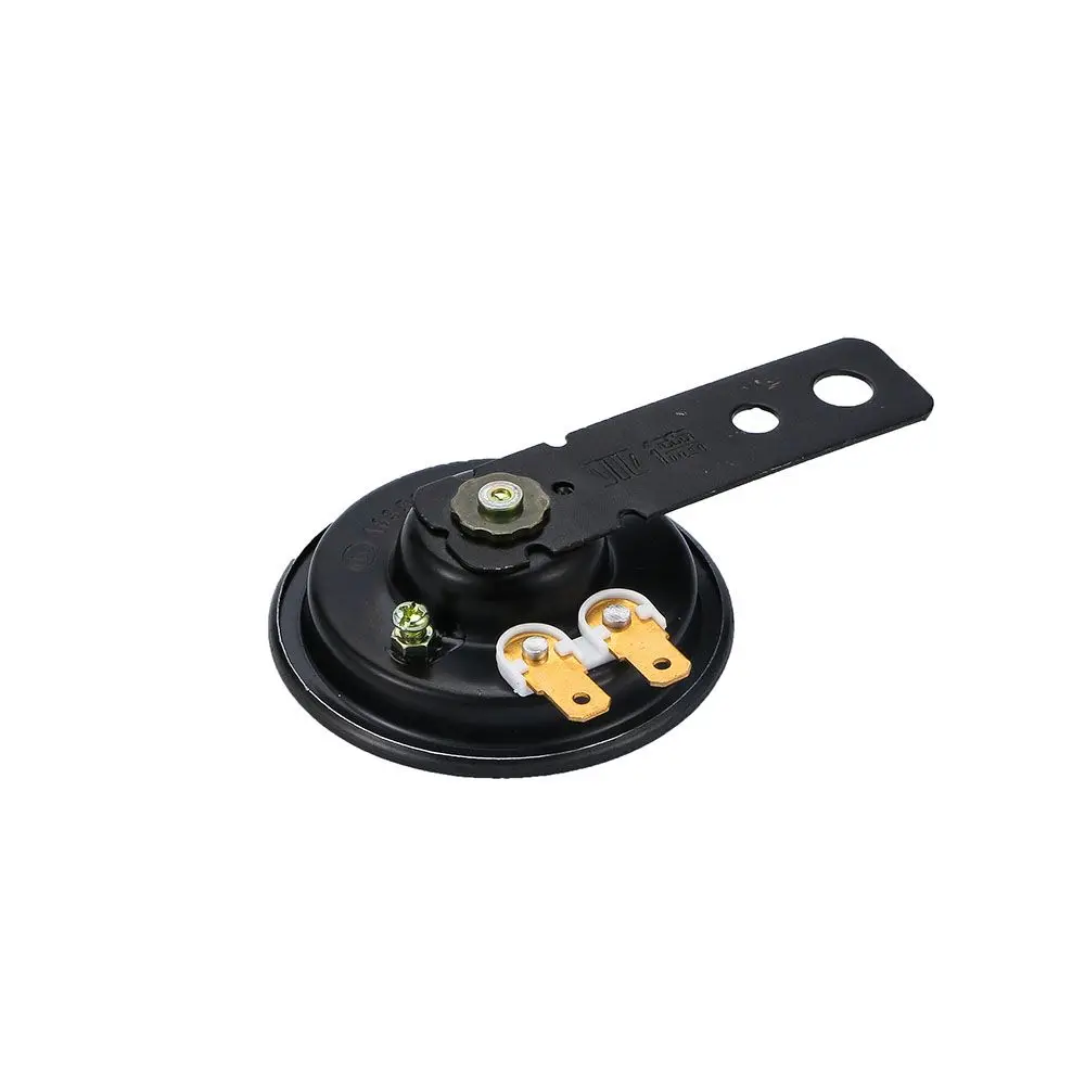 Car Air Horn Black Metal Warn Noisy 12V Car Accessory Claxon Horn Trumpet Automobile Part