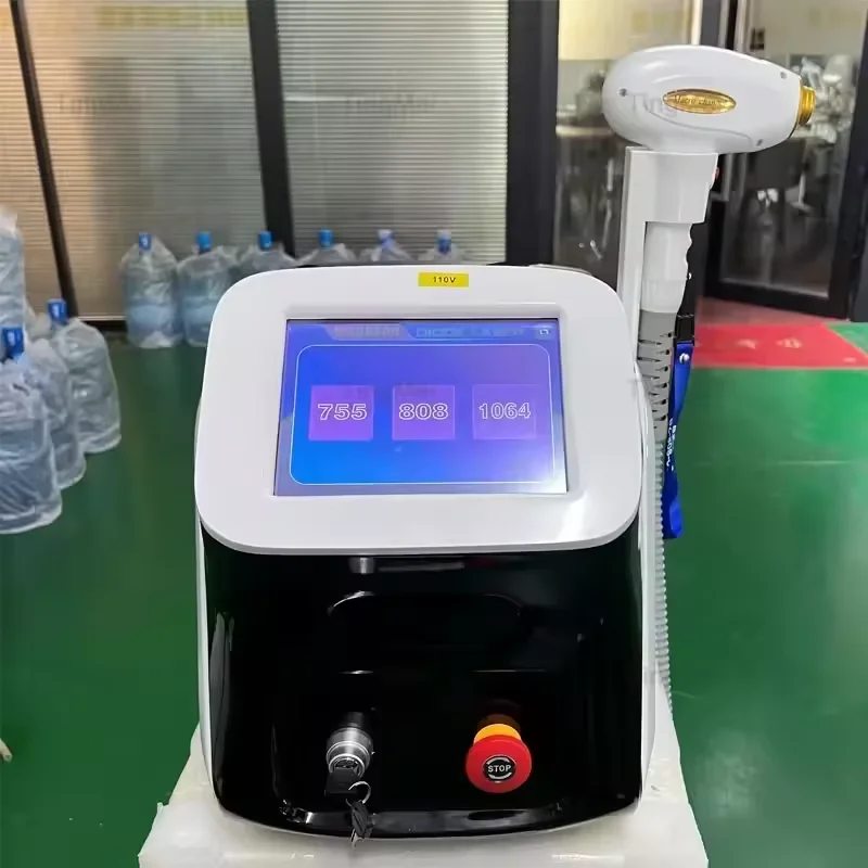 Ice Platinum Laser-Haarentfernungsgerät 3 Wellenlängen 755nm 808nm 1064nm Schmerzfreier Diodenlaser für Professionelle Schönheitssalons – Detail 2