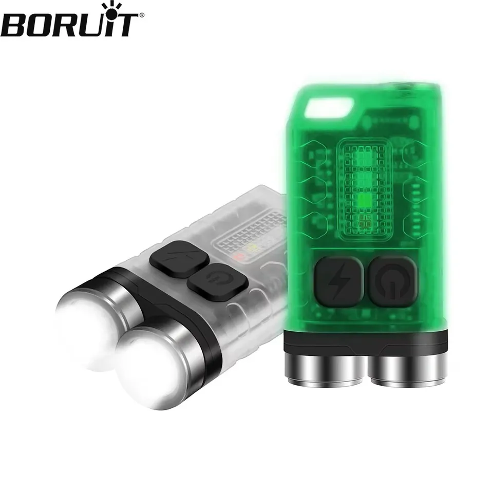 BORUiT V3 Keychain UV LED Flashlight Torch