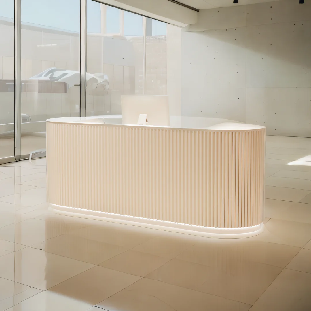 Counter Reception Table Professional Office Furniture Minimalist Front Desk Clothes Luxury Hairdressing Restaurant Muebles Bar