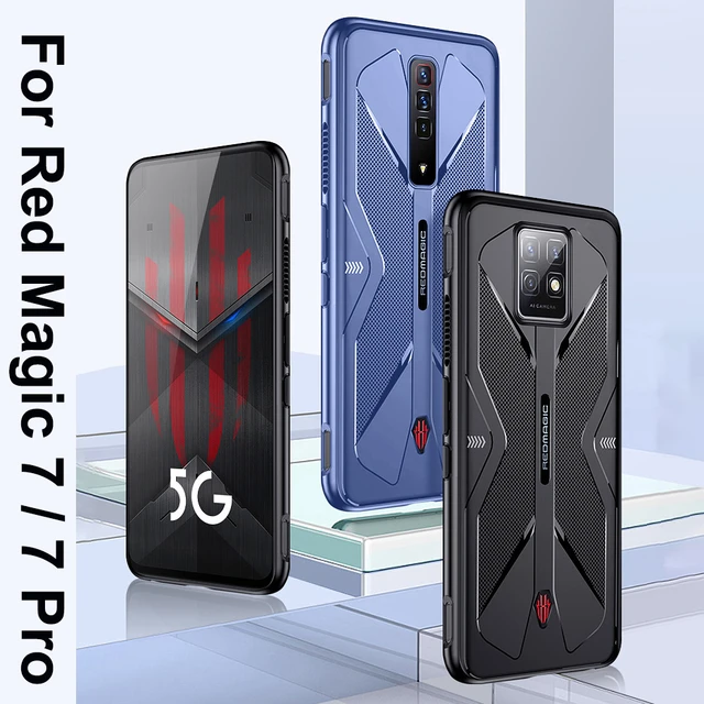 For Nubia Red Magic 9 Pro Case Luxury Armor Gaming TPU Soft Silicone Back  Cover For RedMagic 9 Pro Plus Shockproof Bumper Funda