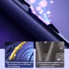 Negative Ion Flat Iron Hair Straightener Curler 10s Fast Heating Pro Ceramic Straightening Curling Iron With Automatic Shut off 2