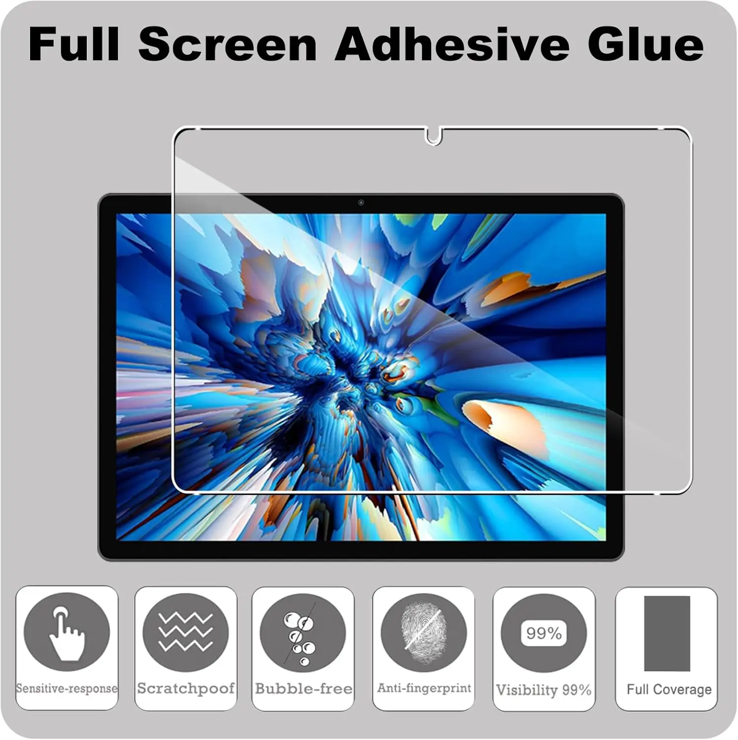 Premium 13 Shatterproof Scratch-Resistant Tempered Glass Screen Protector